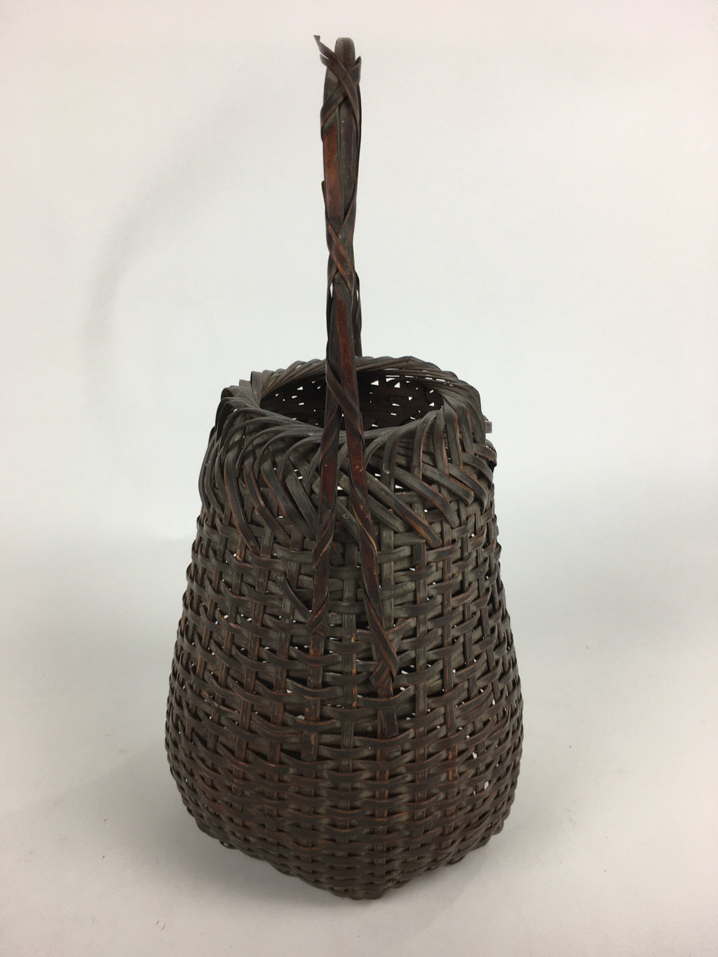 Antique Japanese Bamboo Basket Ikebana Flower Arrangement Kado Kago B163
