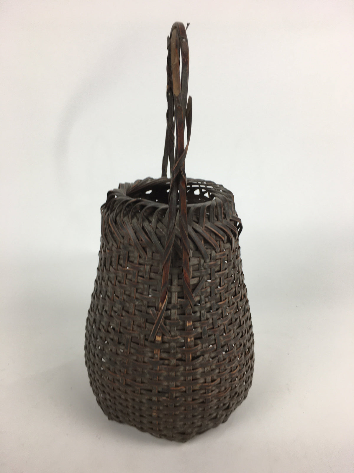 Antique Japanese Bamboo Basket Ikebana Flower Arrangement Kado Kago B163