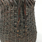 Antique Japanese Bamboo Basket Ikebana Flower Arrangement Kado Kago B163