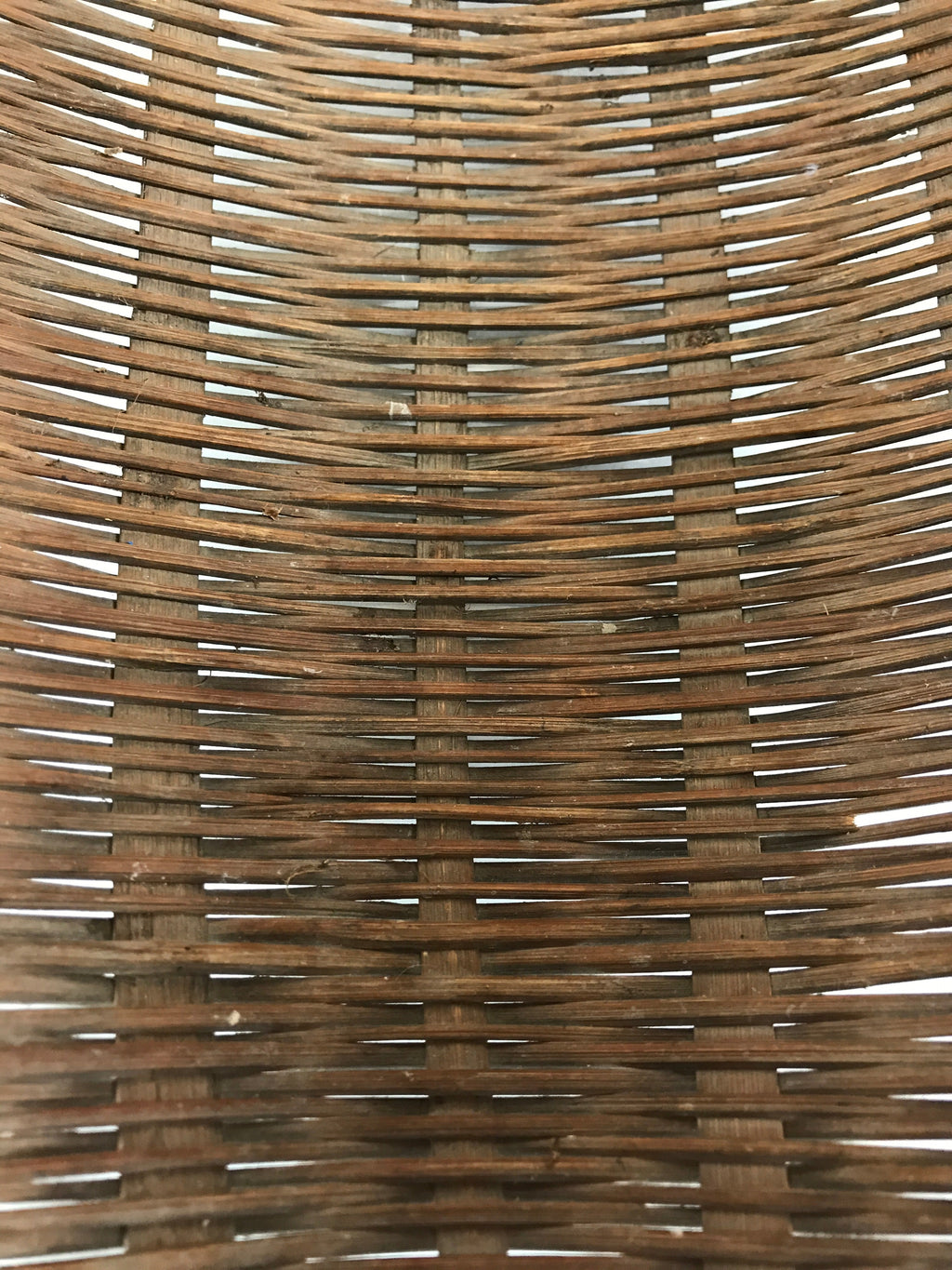 Antique Japanese Bamboo Drying Basket C1900 Kago Zaru 41 cm Long B207