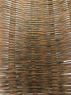 Antique Japanese Bamboo Drying Basket C1900 Kago Zaru 41 cm Long B207