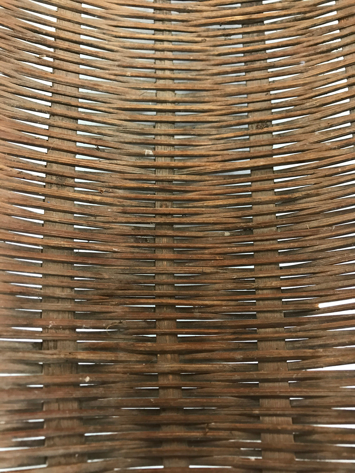 Antique Japanese Bamboo Drying Basket C1900 Kago Zaru 41 cm Long B207