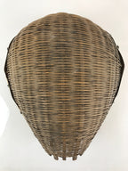 Antique Japanese Bamboo Drying Basket C1900 Kago Zaru 41 cm Long B207