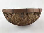 Antique Japanese Bamboo Drying Basket C1900 Kago Zaru 43 cm Long B206