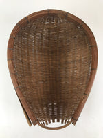 Antique Japanese Bamboo Drying Basket C1900 Kago Zaru 43 cm Long B206