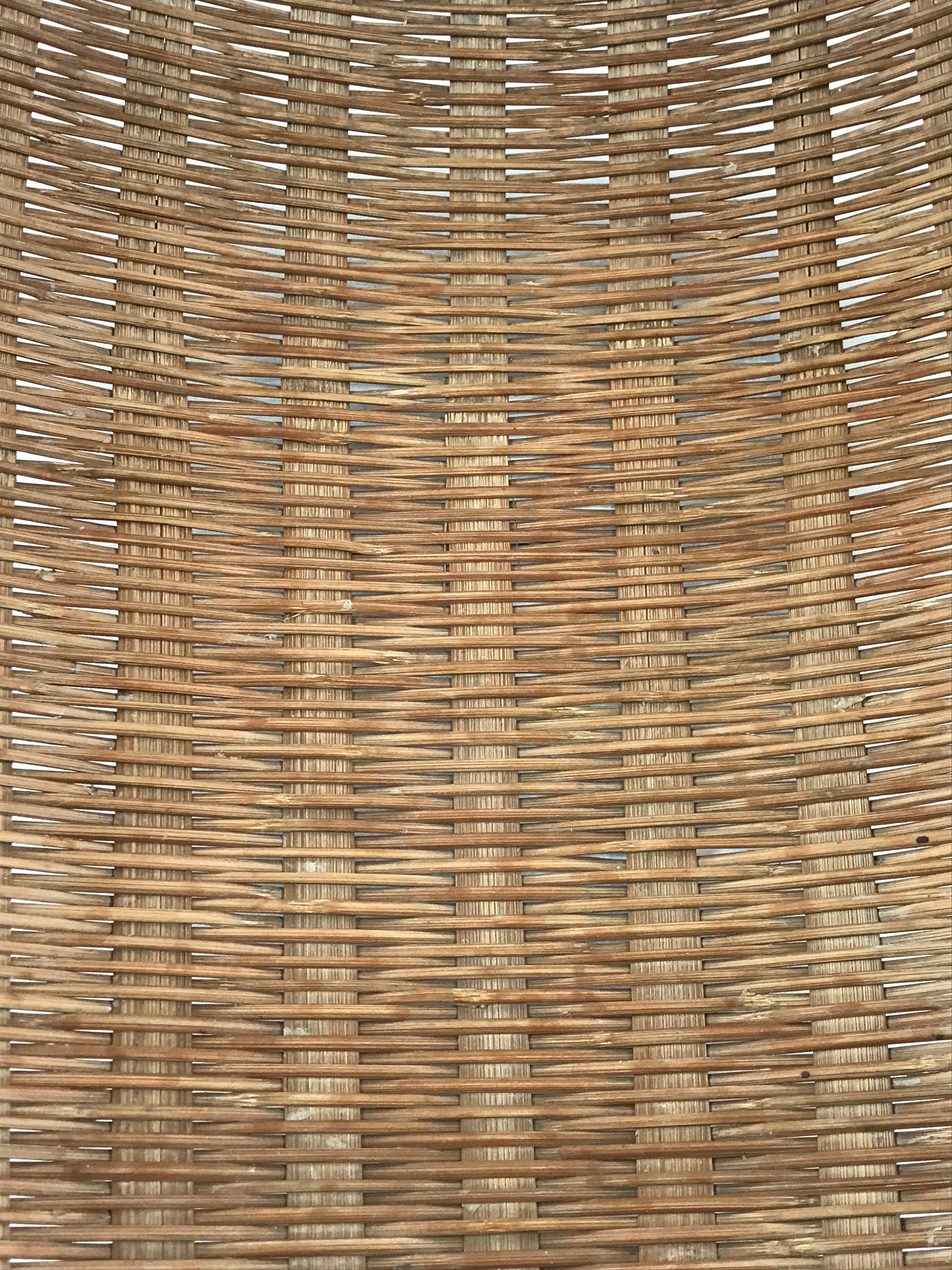 Antique Japanese Bamboo Drying Basket C1900 Kago Zaru 47 cm Long B209