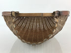 Antique Japanese Bamboo Drying Basket C1900 Kago Zaru 47 cm Long B209