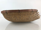 Antique Japanese Bamboo Drying Basket C1900 Kago Zaru 47 cm Long B209