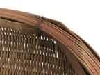 Antique Japanese Bamboo Drying Basket C1900 Kago Zaru 47 cm Long B209