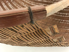 Antique Japanese Bamboo Drying Basket C1900 Kago Zaru 48 cm Long B210
