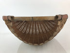 Antique Japanese Bamboo Drying Basket C1900 Kago Zaru 48 cm Long B210