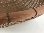 Antique Japanese Bamboo Drying Basket C1900 Kago Zaru 48 cm Long B210