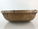 Antique Japanese Bamboo Drying Basket C1900 Kago Zaru 52 cm Long B211