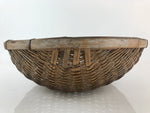 Antique Japanese Bamboo Drying Basket C1900 Kago Zaru 52 cm Long B211