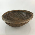 Antique Japanese Bamboo Drying Basket C1900 Kago Zaru 52 cm Long B211