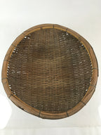 Antique Japanese Bamboo Drying Basket C1900 Kago Zaru 57 cm Long B212