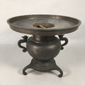 Antique Japanese Bronze Flower Vase Usubata Ikebana Arrangement C1900 UB51