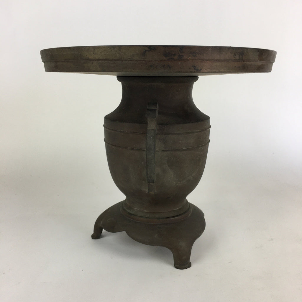 Antique Japanese Bronze Flower Vase Usubata Ikebana Arrangement C1900 UB52
