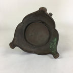 Antique Japanese Bronze Flower Vase Usubata Ikebana Arrangement C1900 UB52