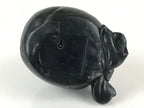 Antique Japanese Bronze Piggy Bank Savings Box Chokin Bakko Money Daikokuten JK469