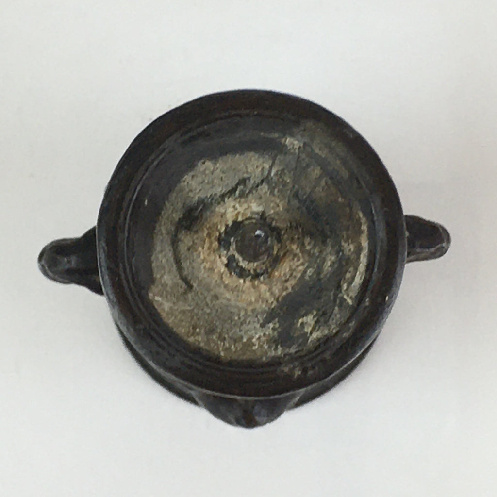 Antique Japanese Buddhist Altar Fitting Bronze Candle Stand Vtg Shokudai BU740