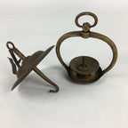 Antique Japanese Buddhist Altar Fitting Bronze Hanging Lantern Rinto Butsudan B