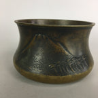 Antique Japanese Buddhist Altar Fitting Bronze Incense Burner C1900 Metal Koro B