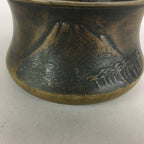Antique Japanese Buddhist Altar Fitting Bronze Incense Burner C1900 Metal Koro B