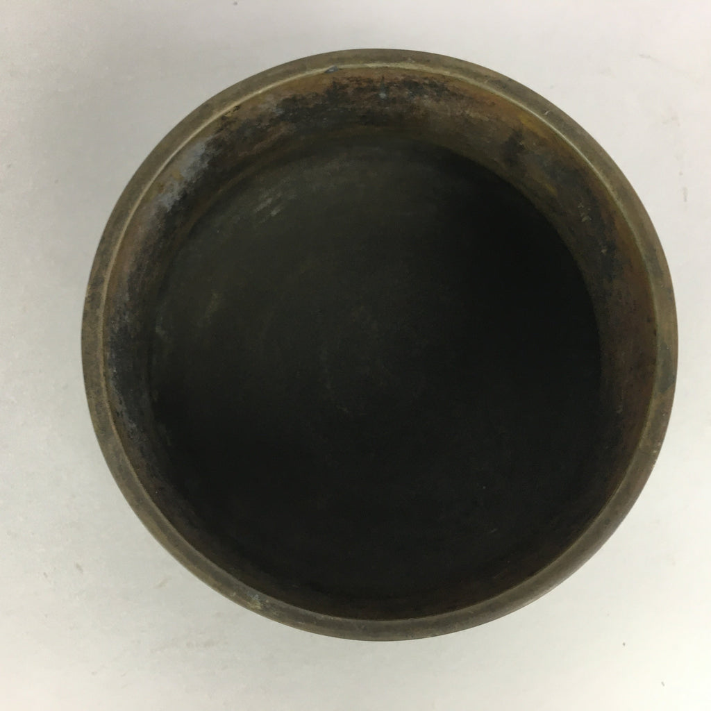 Antique Japanese Buddhist Altar Fitting Bronze Incense Burner C1900 Metal Koro B
