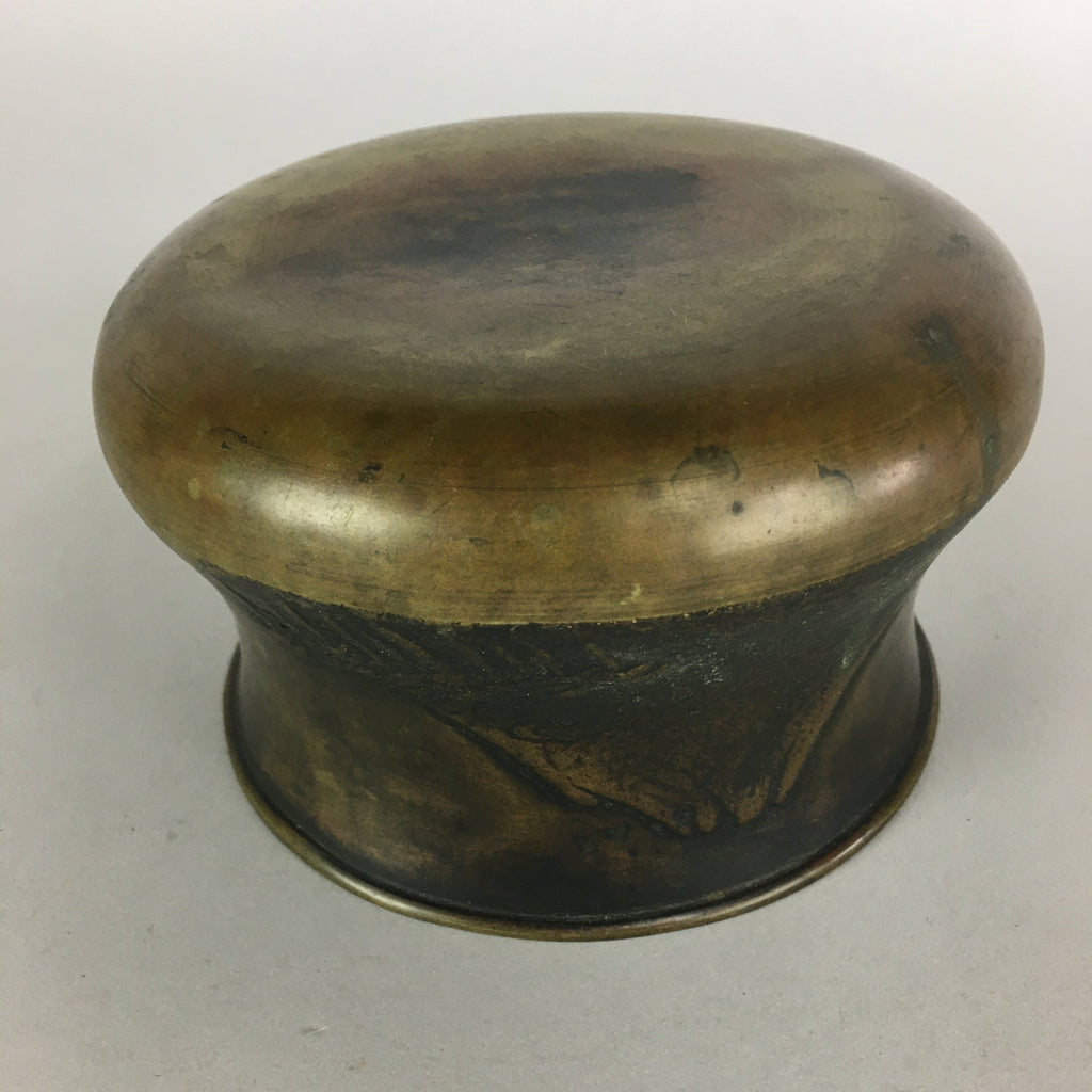 Antique Japanese Buddhist Altar Fitting Bronze Incense Burner C1900 Metal Koro B