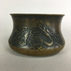 Antique Japanese Buddhist Altar Fitting Bronze Incense Burner C1900 Metal Koro B