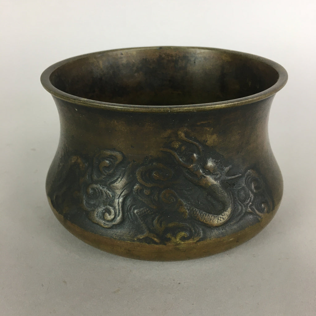 Antique Japanese Buddhist Altar Fitting Bronze Incense Burner C1900 Metal Koro B