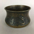 Antique Japanese Buddhist Altar Fitting Bronze Incense Burner C1900 Metal Koro B