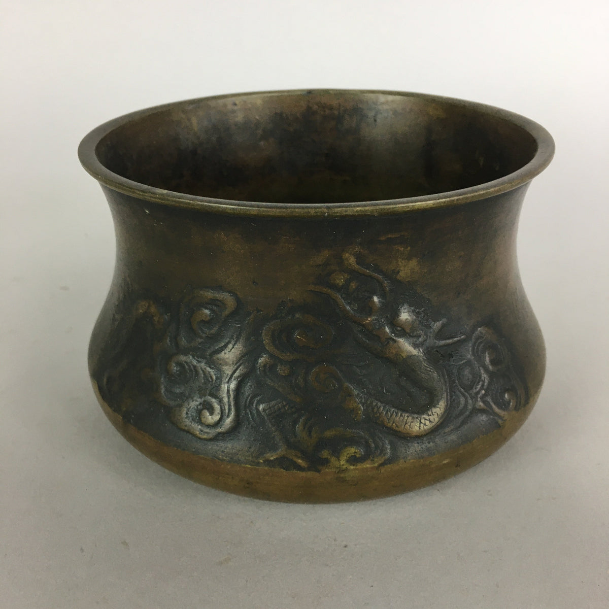 Antique Japanese Buddhist Altar Fitting Bronze Incense Burner C1900 Metal Koro B