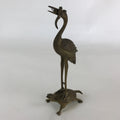 Antique Japanese Buddhist Altar Fitting Candle Stand Brass Shokudai Butsudan BU8