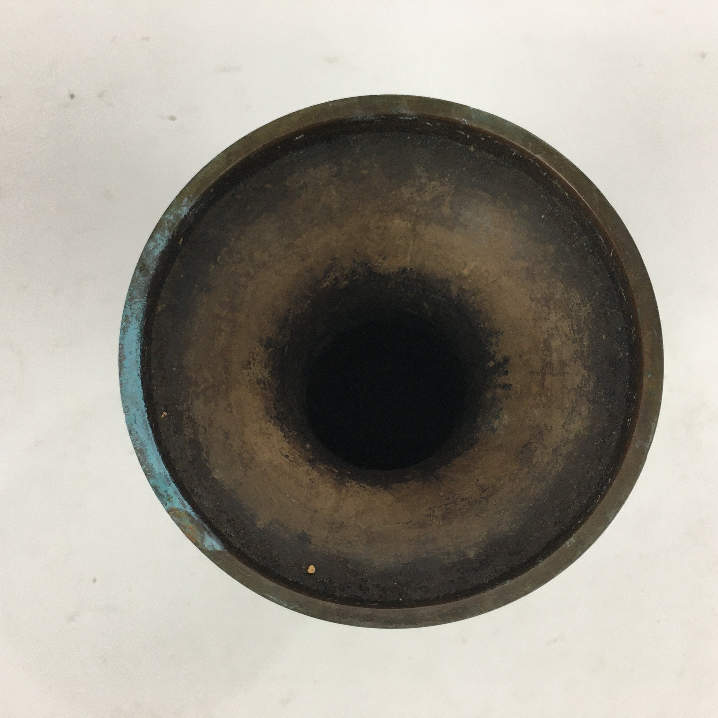 Antique Japanese Buddhist Altar Fitting Flower Stand Vase Bronze Butsudan BU515