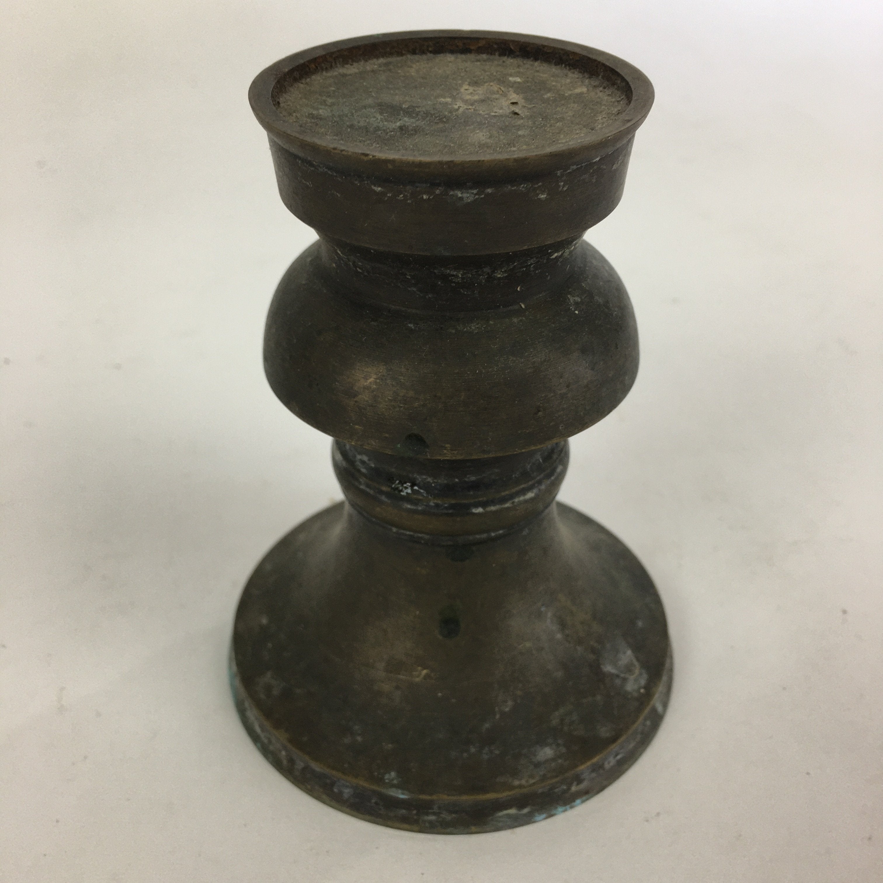 Antique Japanese Buddhist Altar Fitting Flower Stand Vase Bronze Butsudan BU515