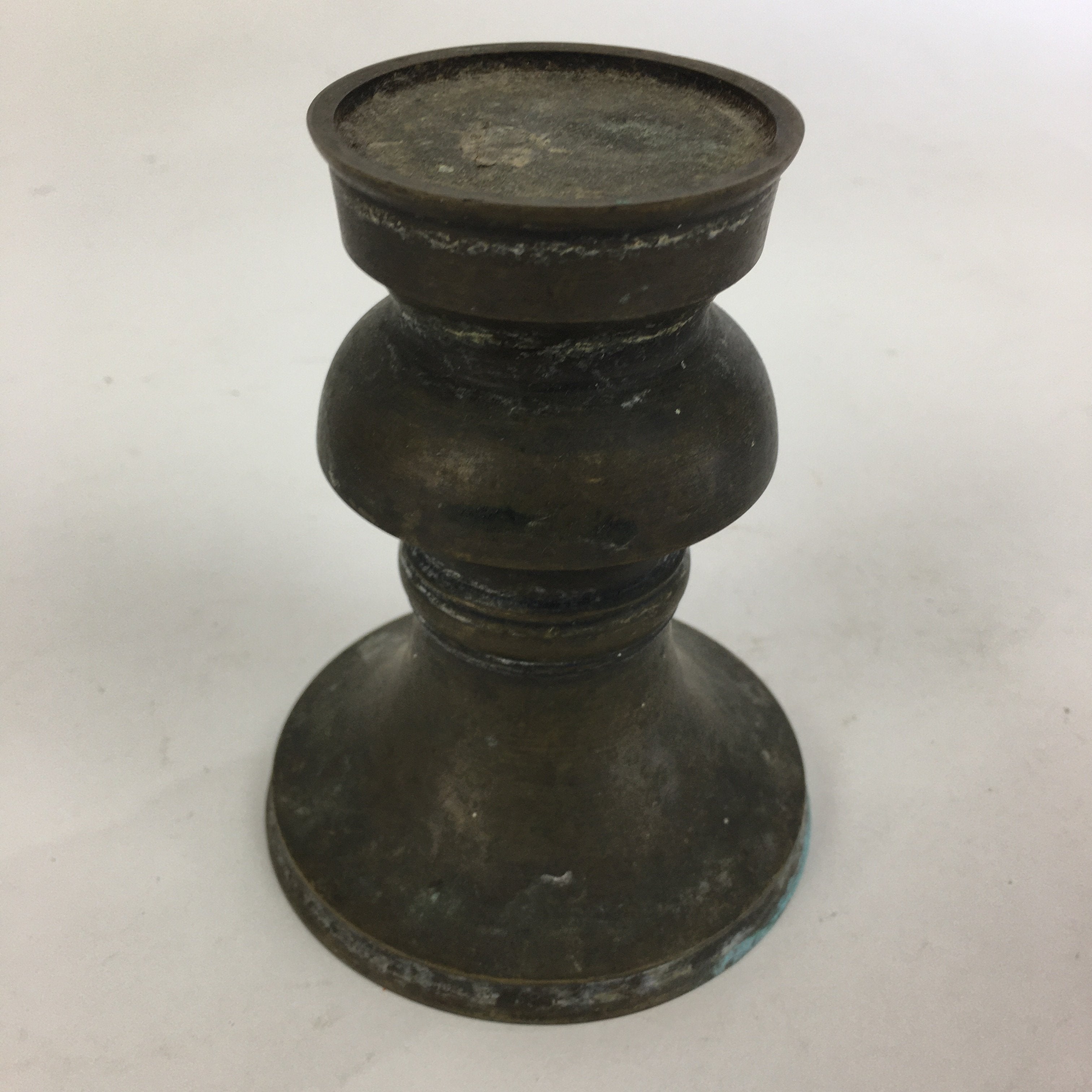 Antique Japanese Buddhist Altar Fitting Flower Stand Vase Bronze Butsudan BU515