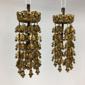 Antique Japanese Buddhist Altar Fitting Hanging Butsugu Rinto Yoraku BU700