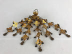 Antique Japanese Buddhist Altar Fitting Hanging Lantern Yoraku Butsugu BU853