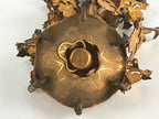 Antique Japanese Buddhist Altar Fitting Hanging Lantern Yoraku Butsugu BU853