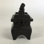 Antique Japanese Buddhist Altar Fitting Incense Burner Shishi Metal Koro BU500