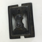 Antique Japanese Buddhist Altar Fitting Incense Burner Shishi Metal Koro BU500