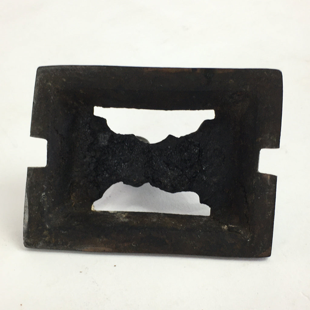 Antique Japanese Buddhist Altar Fitting Incense Burner Shishi Metal Koro BU500