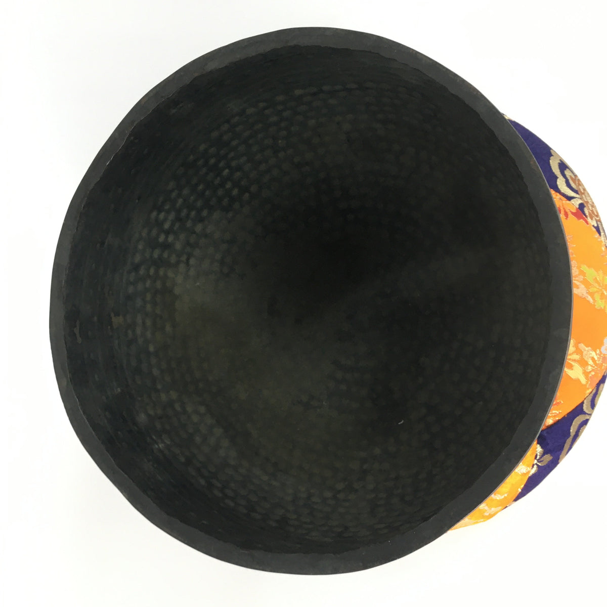 Antique Japanese Buddhist Altar Fitting Large Orin Bell Singing Bowl BU447