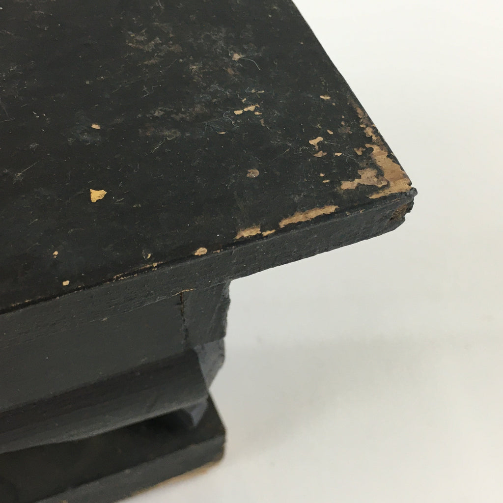 Antique Japanese Buddhist Altar Fitting Wood Lacquer Offering Table Maejyoku BU7