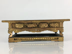 Antique Japanese Buddhist Altar Fitting Wood Lacquer Offering Table Maejyoku BU7