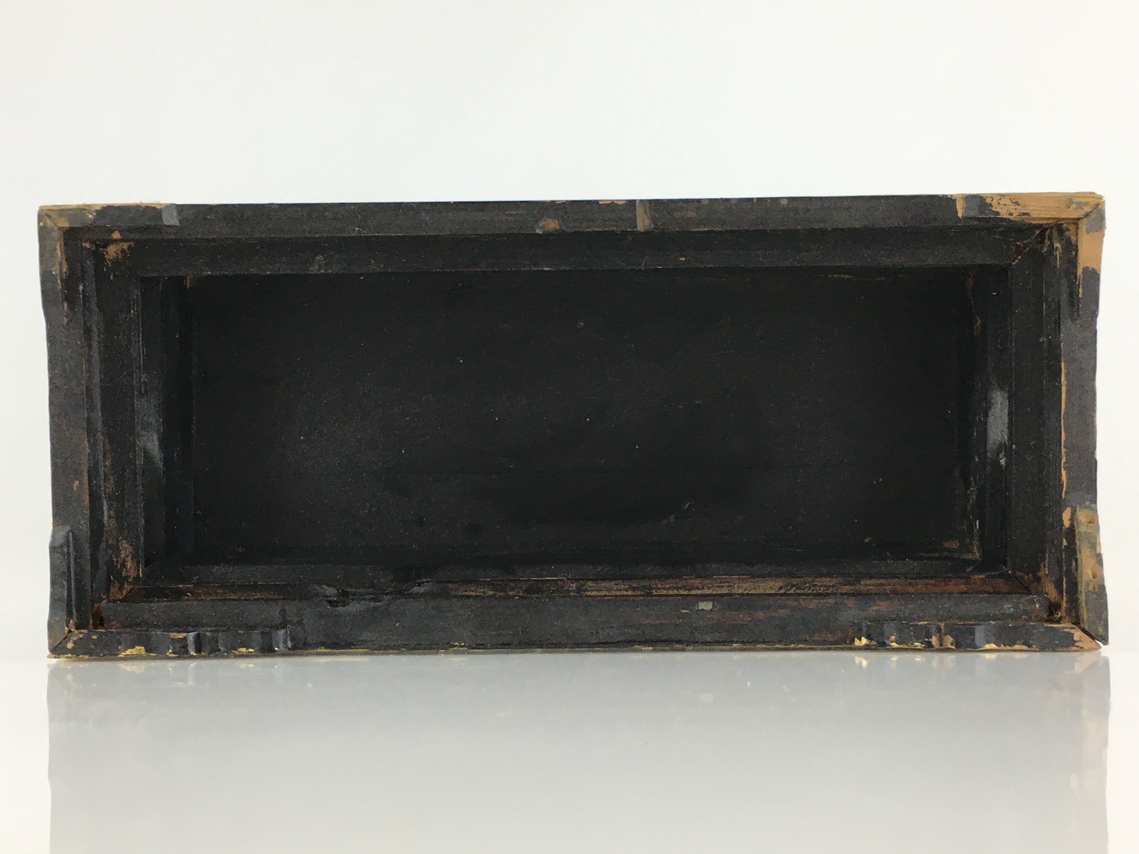 Antique Japanese Buddhist Altar Fitting Wood Lacquer Offering Table Maejyoku BU7