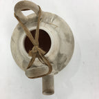 Antique Japanese Buddhist Shinto Sake Bottle Vtg Hakudei Sake pot White BU616