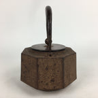 Antique Japanese Cast Iron Copper Kettle Teapot Tea Ceremony Tetsubin Sado TG153